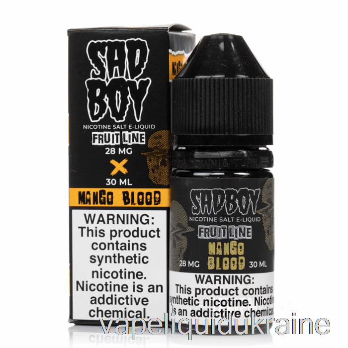 Vape Liquid Ukraine Mango Blood - Sadboy Salts - 30mL 48mg